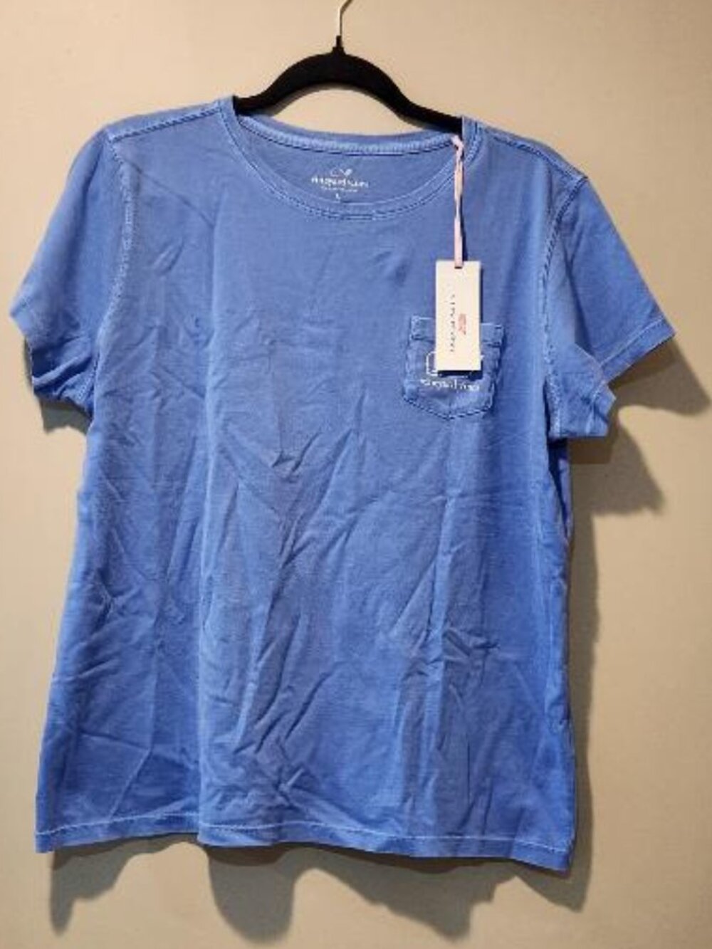 Vineyard Vines Women's Garment-Dyed Vintage Whale Short-Sleeve Pocket Tee